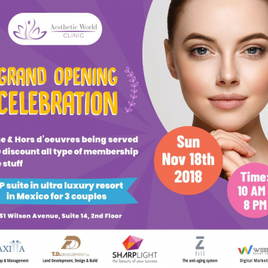 Aesthetic World Clinic  Social Media Post