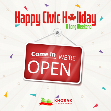 Khorak Supermarket Social Media Post