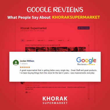 Khorak Supermarket Social Media Post