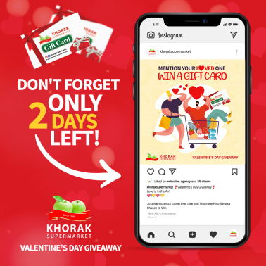 Khorak Supermarket Social Media Post