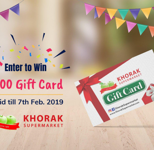 Khoral Supermarket Social Media Post