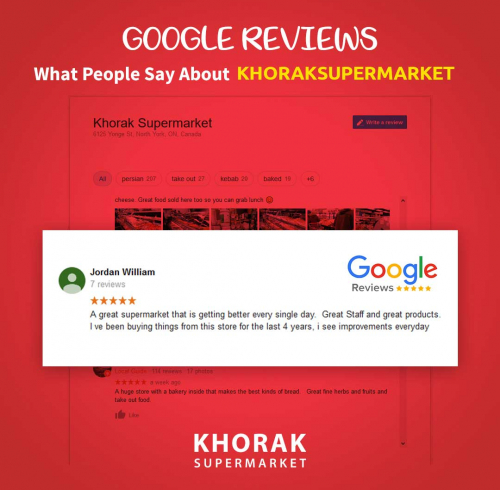 Khorak Supermarket Social Media Post